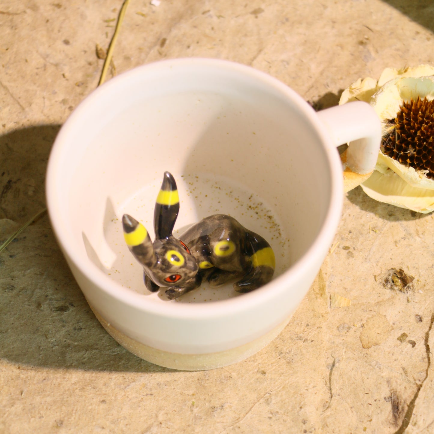 Handmade Pokémon-Inspired Ceramic Mug – Cute Anime Figurine Coffee Cup