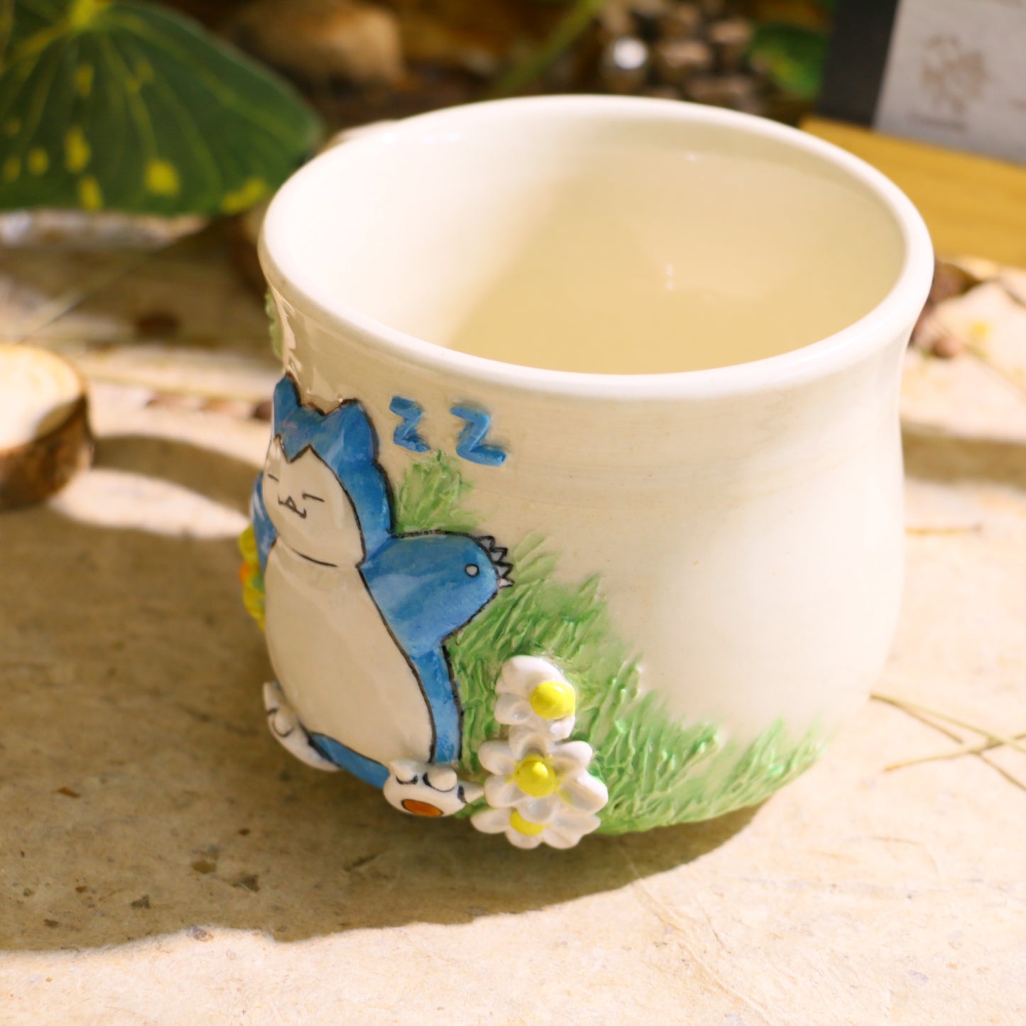 Custom Pokémon Ceramic Mug – Handmade 3D Relief Anime Cup for Gifts