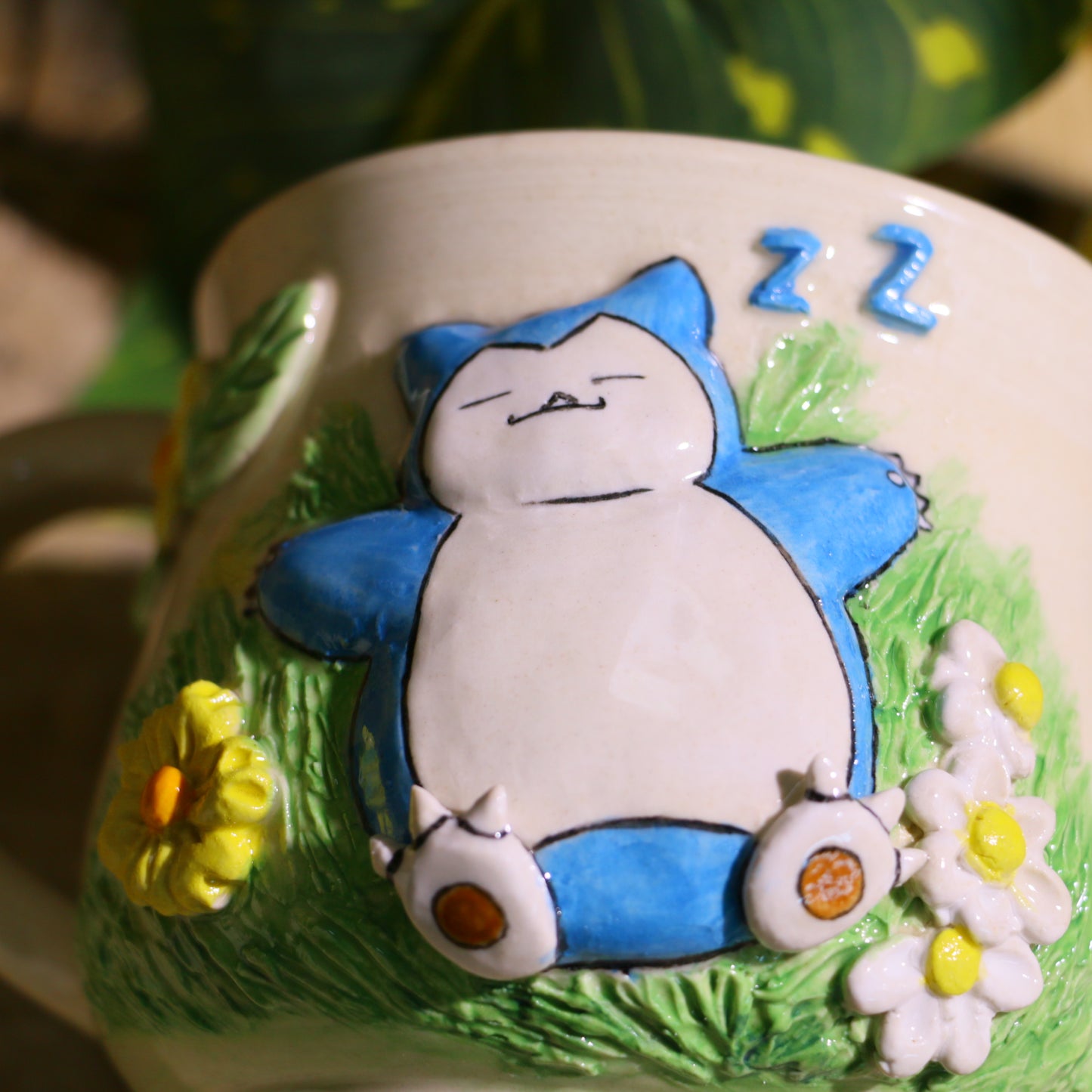 Custom Pokémon Ceramic Mug – Handmade 3D Relief Anime Cup for Gifts