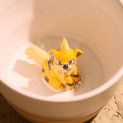 Handmade Pokémon-Inspired Ceramic Mug – Cute Anime Figurine Coffee Cup