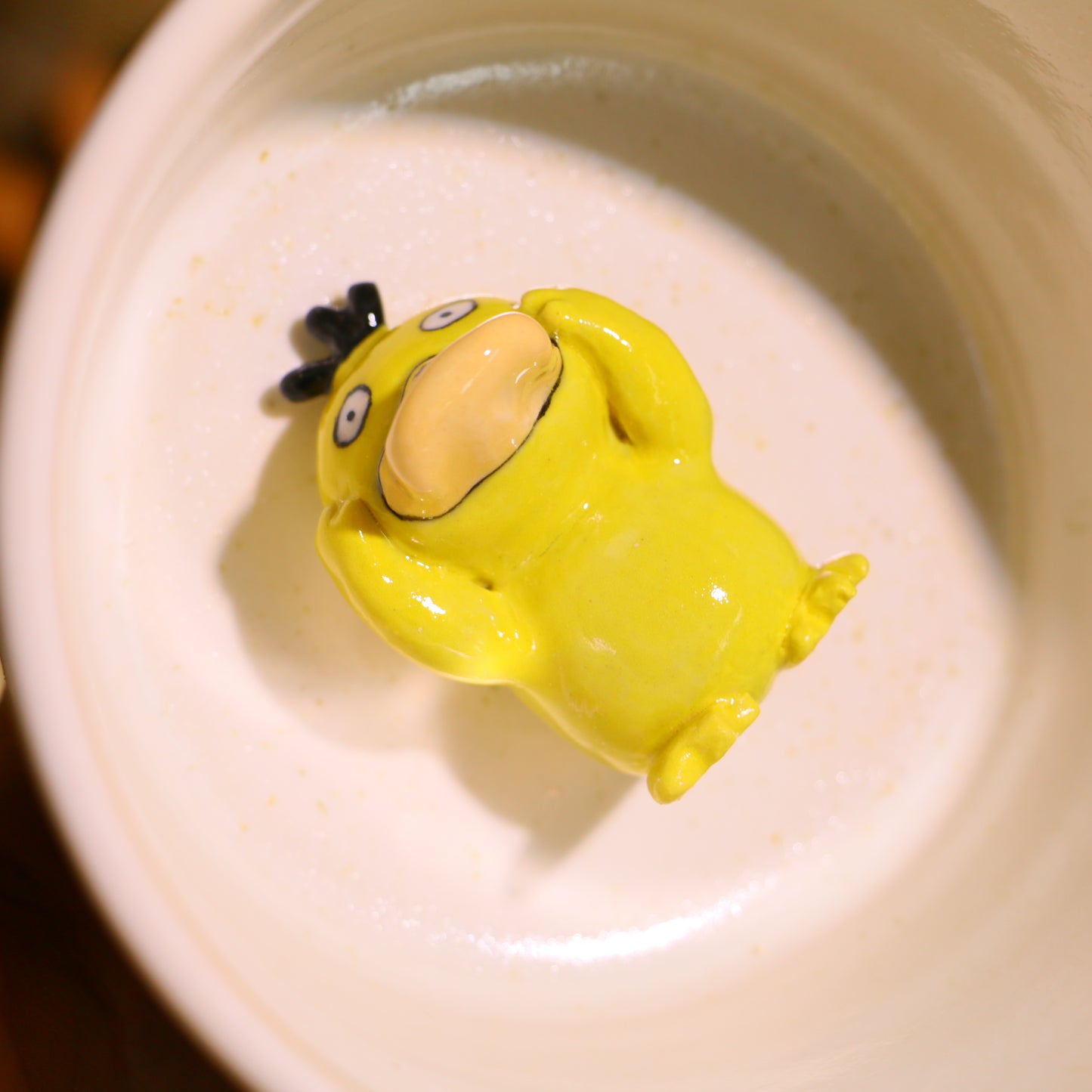 Handmade Pokémon-Inspired Ceramic Mug – Cute Anime Figurine Coffee Cup