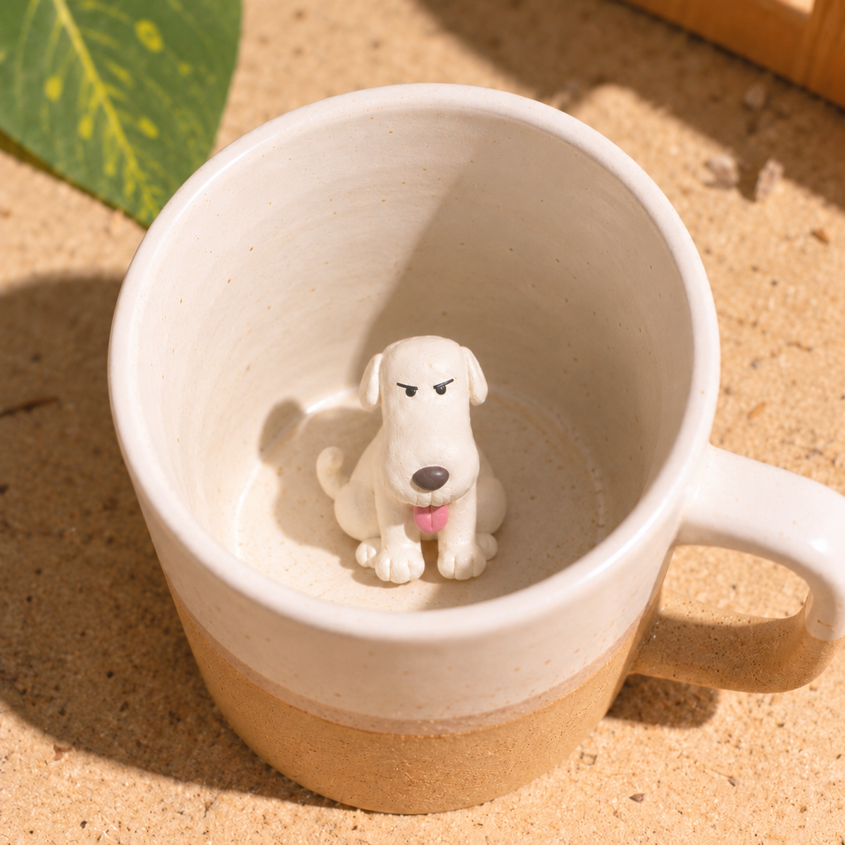 Handmade One Piece–Inspired Ceramic Mug – Custom Anime Character Figurine Cup