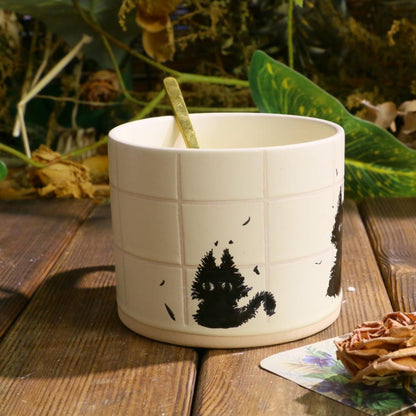 Scruffy Cat Ceramic Mug – Adorable Handmade Coffee & Tea Cup