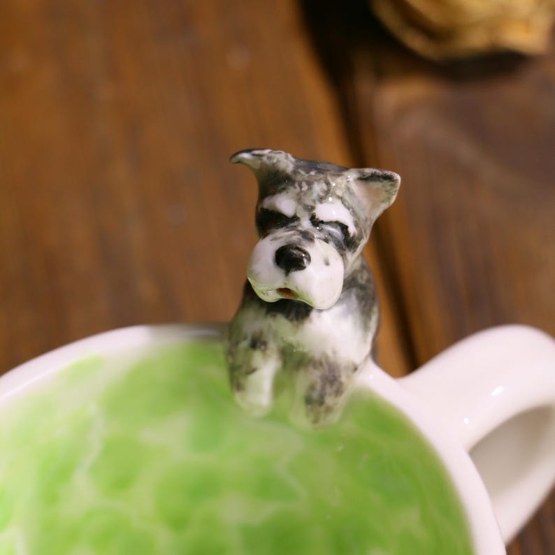 Custom Pet Portrait Mug with 3D Sculpture, Personalized Handmade Ceramic Cup for Pet Lovers