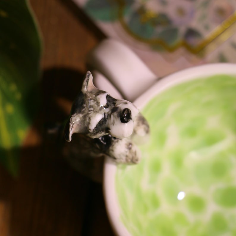 Custom Pet Portrait Mug with 3D Sculpture, Personalized Handmade Ceramic Cup for Pet Lovers