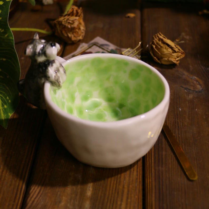 Custom Pet Portrait Mug with 3D Sculpture, Personalized Handmade Ceramic Cup for Pet Lovers