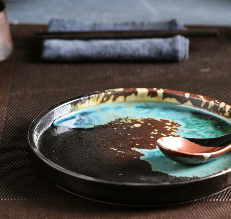 Ceramic Salad Plate, Handmade Personalized Pottery Dinnerware