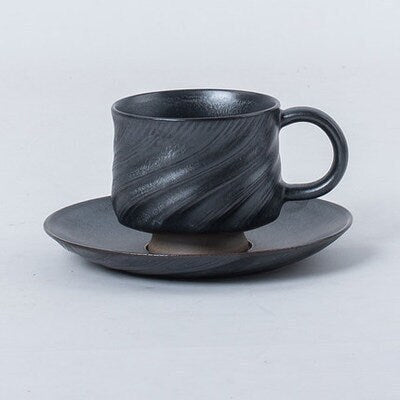Ceramic Coffee Mug Handmade, 8 Oz Pure Color Personalized Pottery Mug