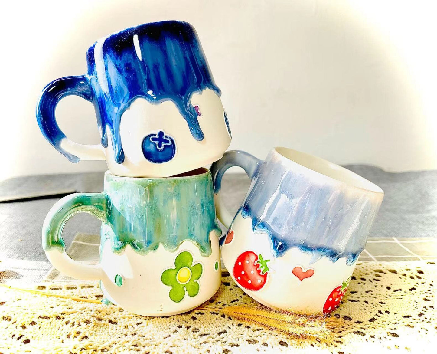 Hand-Painted Personalized Mug With Vibrant Colors