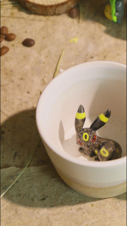 Handmade Pokémon-Inspired Ceramic Mug – Cute Anime Figurine Coffee Cup
