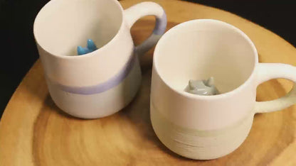 Totoro Handmade Ceramic Mug – Cozy Ghibli Gift for Anime & Tea Lovers