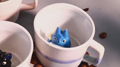 Jiji & Mei Hidden Character Mug – Handmade Ceramic Gift Cup