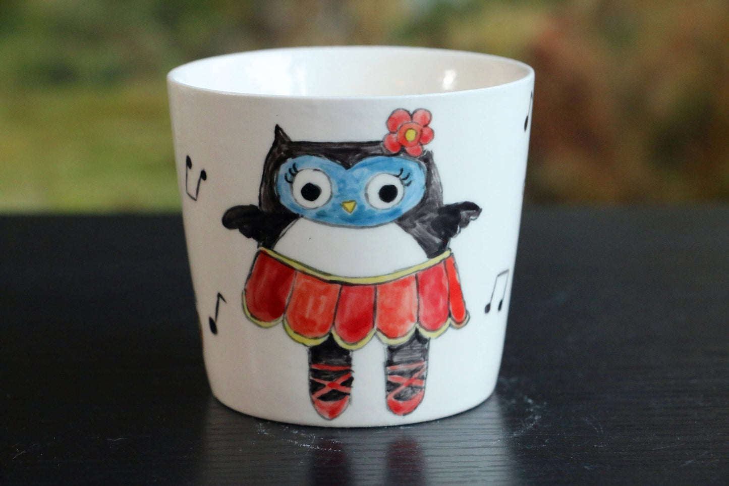 Ceramic Coffee Mug Handmade, Hand-painted Personalized Pottery Mug