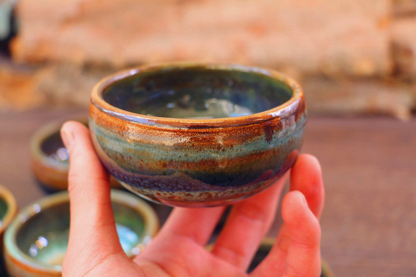 Handmade Traditional Ceramic Tea Cup, Personalized Pottery Cup