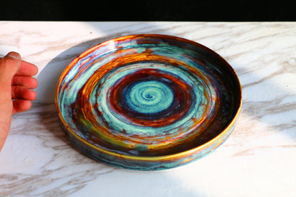 Handmade Ceramic Salad plate, Personalized Pottery Dinner Plate
