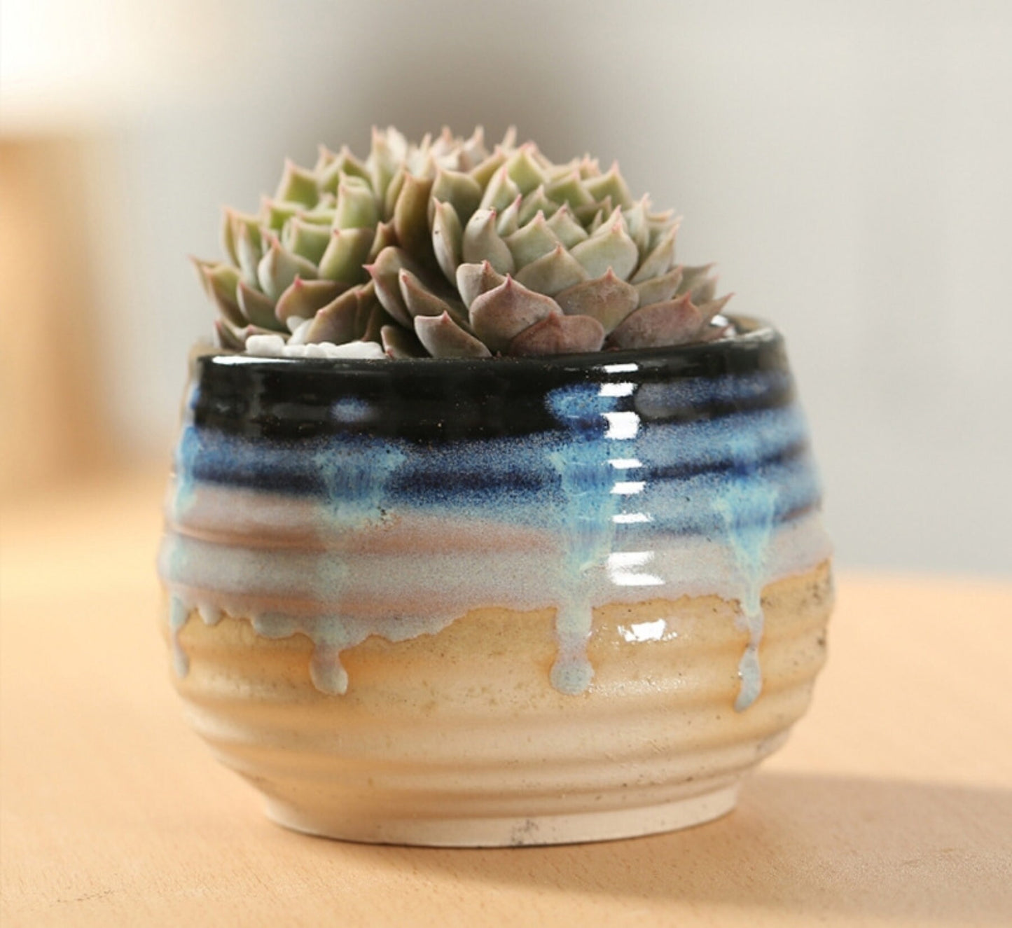 Set of 5 Ceramic Planter, Handmade Succulent Planter