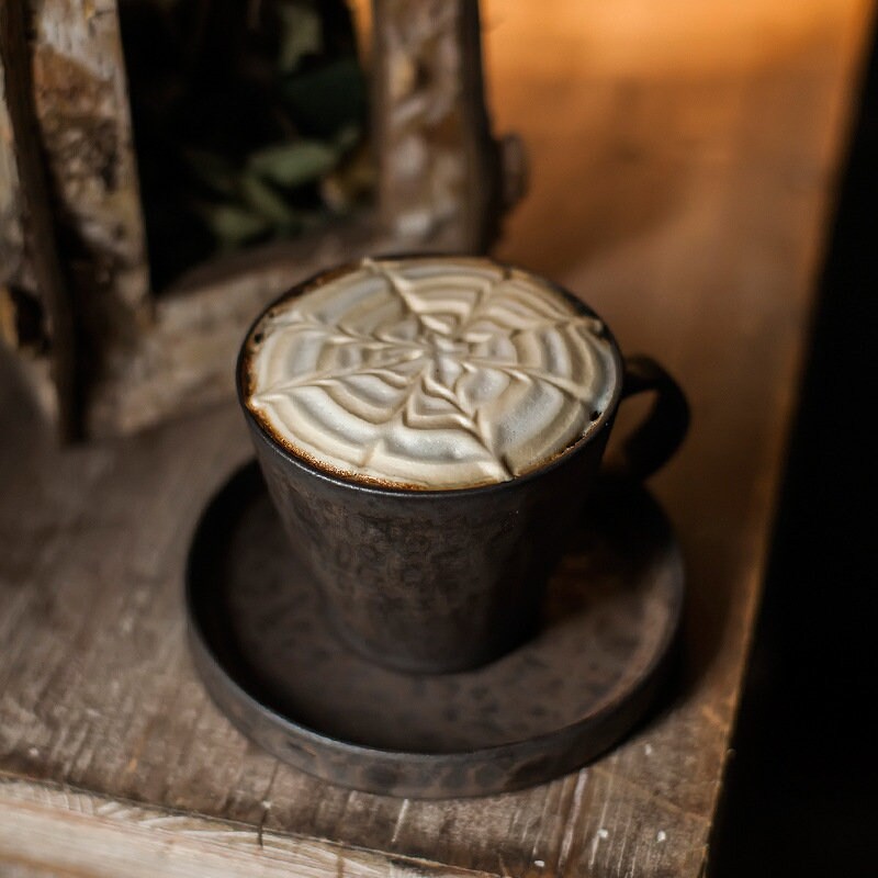 Ceramic Cup, Handmade Personalized Pottery Coffee Mug