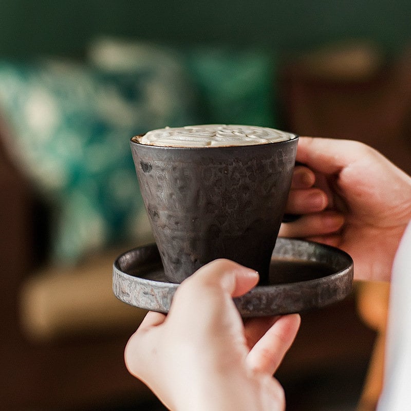 Ceramic Cup, Handmade Personalized Pottery Coffee Mug