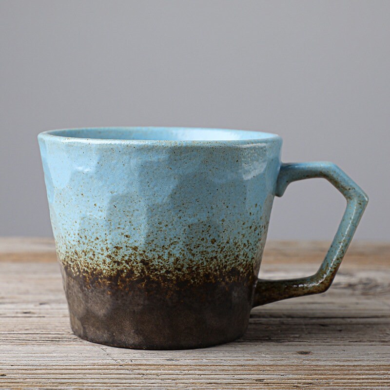 Handmade Vintage Ceramic Coffee Mug, Personalized Pottery Mug