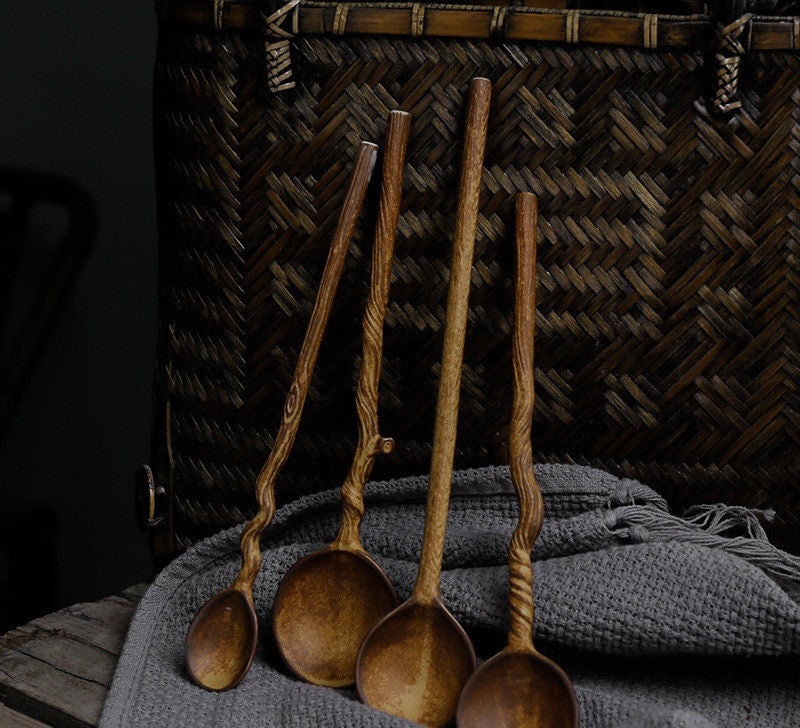 Ceramic Coffee spoon, Handmade Stoneware spoon,