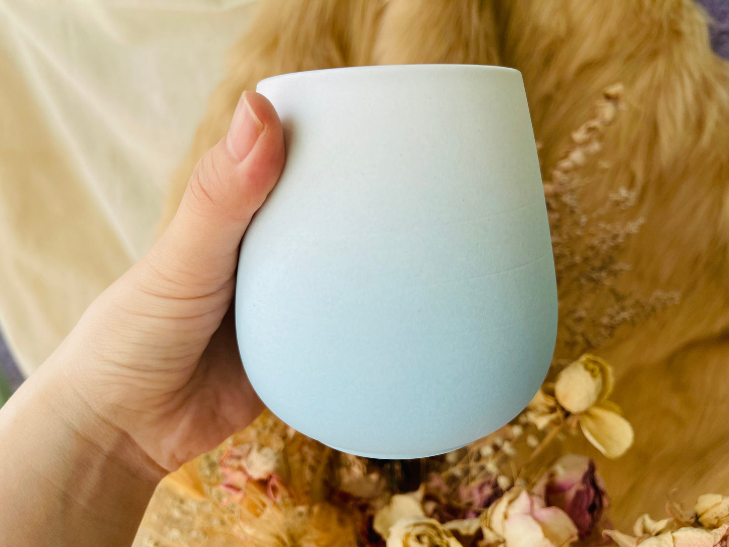 Pink And Blue Minimalist Mugs For Coffee Lovers, Personalized Simple & Elegant Coffee Mug