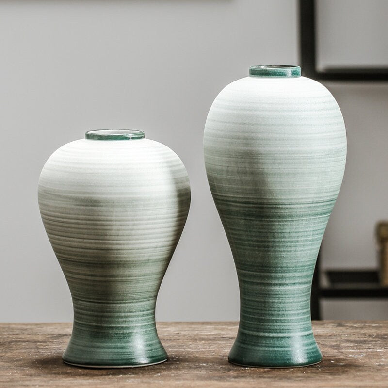Ceramic Flower Vase Home Decor, Handmade Pottery Planter