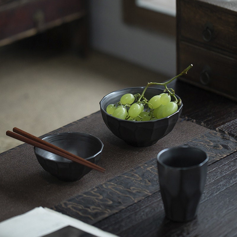 Ceramic Dinnerware Set, Personalized Pottery Tea Cup, Handmade Ceramic Bowl