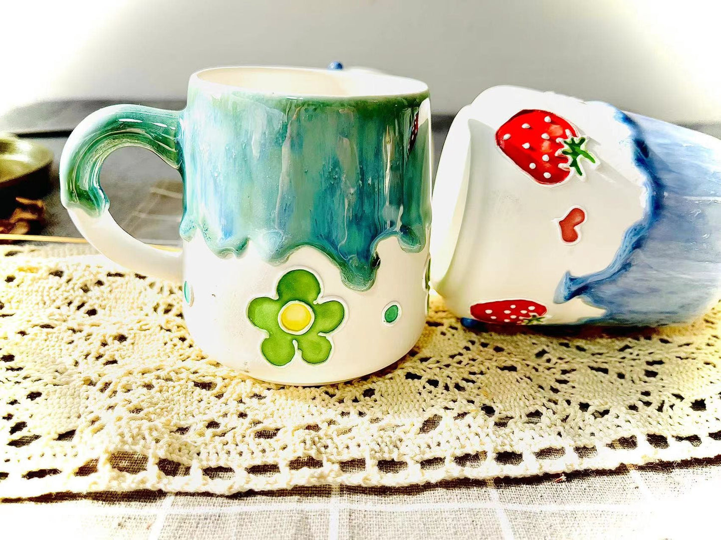 Hand-Painted Personalized Mug With Vibrant Colors